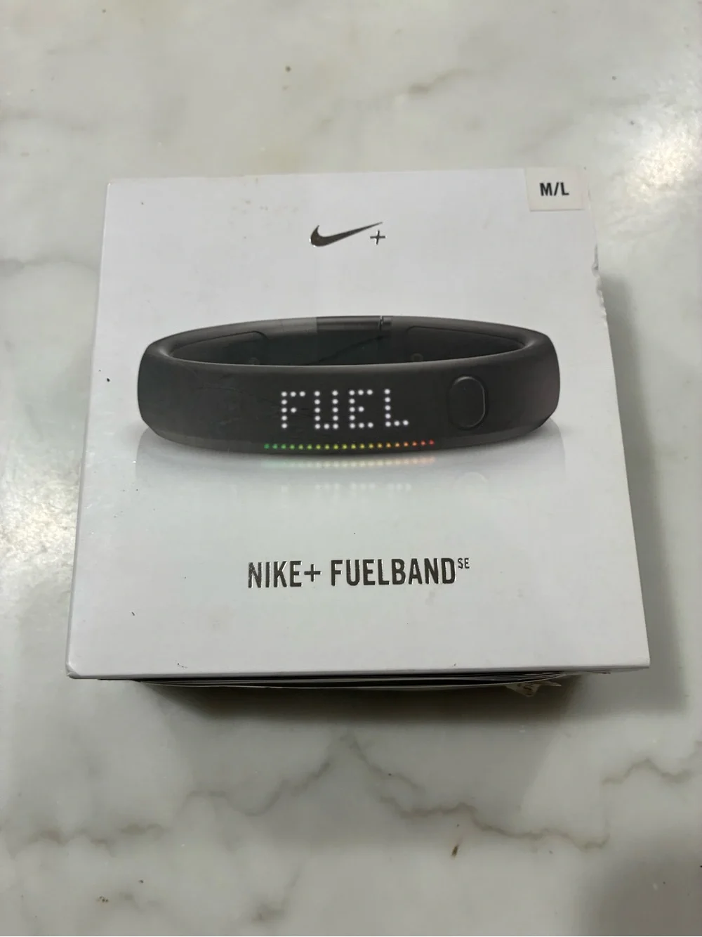 Nike Black FuelBand with LED Display and Charger